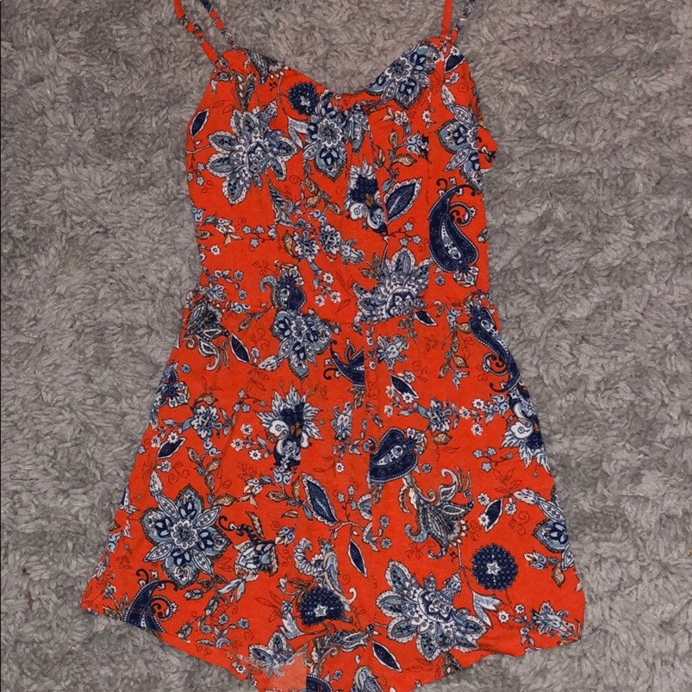 Orange romper